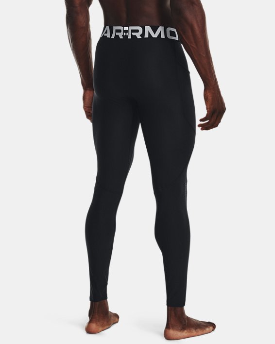 Men's HeatGear® ArmourPrint Leggings, Black, pdpMainDesktop image number 1